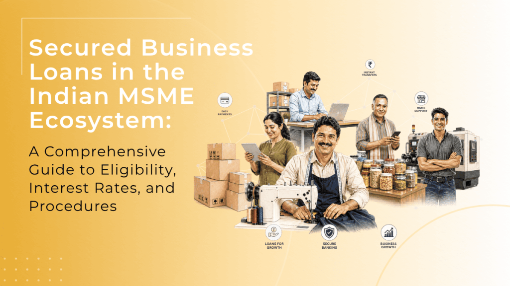micro small and medium enterprises loan secured business financing India MSME ecosystem